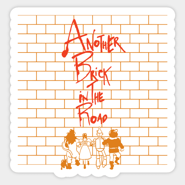 Another Brick In The Road Sticker by Daletheskater